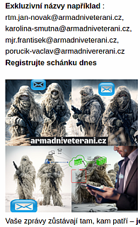  ✅ Army email i s VPN pro prodejce a military