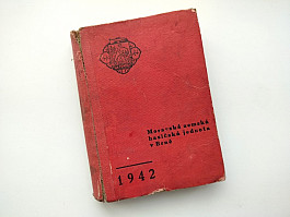 Kalendář protektorát hasiči 1942 ročenka Morava