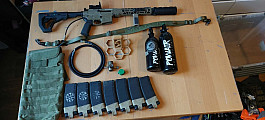 Delta Armory GP FREYA R15 - písková HPA kompletní výbava