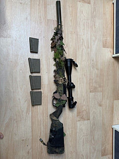 Ares striker hpa mancraft s optikou lahví a reglem
