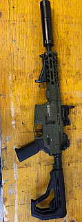 Airsoftová zbraň FREYA R15 gen.2 M-LOK 7" celokov - Oliva