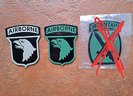 US IR oldschool nášivky 101ABN
