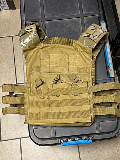 JPC plate carrier, tan