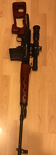 airsoft SVD Dragunov + PSO 1