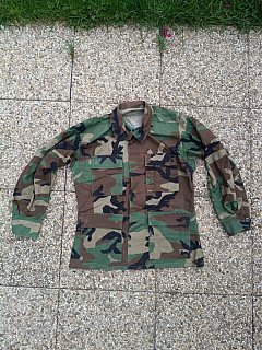 Woodland blůza us army bez ripstopu ORIGINAL