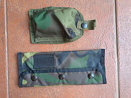 US woodland toolpouch, rigger made strobe pouch