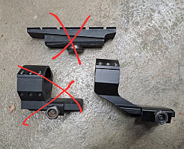 US M4/M16 rail adaptér na optiku