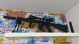 Custom DMR na bázi M4 | 2,5 J | 160 m/s (0,36g) | Maxx Hop-Up | Procesorová jednotka