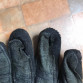 černé rukavice