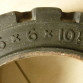 Ocelový a gumový pás 16x6x10 1/2 palce