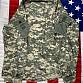 US Blůza ACU Ripstop Digital originál - zánovní Velikost Large Regular