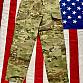 US Kalhoty ACU Multicam Ripstop originál - použité Medium Regular