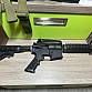 Airsoftová zbraň M4 CQBR GBB - celokov, blowback, černá + příslušenství