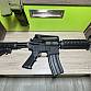 Airsoftová zbraň M4 CQBR GBB - celokov, blowback, černá + příslušenství