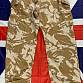 Britské kalhoty combat, tropical desert DPM - použité 85/92/108