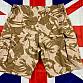 Britské Kraťasy/ Bermudy combat DPM desert originál - zánovní