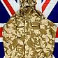 Windproof smock desert Britský originál - vojenská bunda 160/96