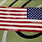 Americká Vlajka, Bavlněná, Vyšívaná 