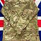Windproof smock MTP (PCS) Bunda - Britský originál - 190/104 Jakost2