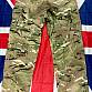 Britské kalhoty combat, windproof MTP - Zánovní Velikost 82/88/104