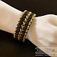 Paracord náramek (19 cm) oliv - bronze