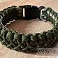 Paracord náramek (20 cm) Jungle Camo - oliv