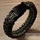 Paracord náramek (20 cm) Jungle Camo - oliv