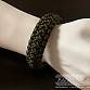 Paracord náramek (20 cm) Jungle Camo - oliv