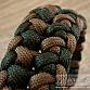 Paracord náramek (19 cm) oliv - brown