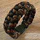 Paracord náramek (19 cm) oliv - brown