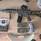 Celokov airsoft puška AEG M4 16" + kolimátor + příslušenství