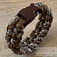 Paracord náramek (19 cm) Desert Camo - brown