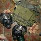 US ARMY sumka na masku M40 M 40 plynová maska VIETNAM obal U.S.