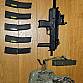 Airsoft mp7 + 5 zasobníkov + doplnky