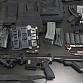HK416, Glock 19 a přebytky gearu.