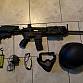 Airsoft AR15, HK18 celokov postapo skin