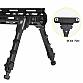 Taktický M-LOK bipod, dvojnožka.