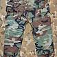 US army BDU ripstop woodland kalhoty LR 
