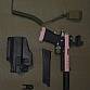 Airsoftová pistole Hi-Capa 4.3 s kolimátorem, GBB - růžová [Vorsk]