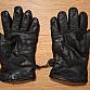 Originál US kožené rukavice Gore-Tex, černé, použité