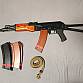 Airsoft ak-74s ics kov-dřevo 
