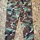 US army kalhoty BDU woodland ripstop 