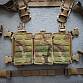 Kombo přední front flap + chest rig harness Husar Multicam