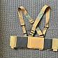 TMC Tactical RD Chest Rig Lightweight w/ 5.56 Mag Pouch Airsoft Ready Rig Gear ( CB )