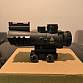 Predám Airsoft Puškohľad 4x32 s montážou Rhino Theta Optics