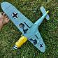 Velký model Messerschmitt Bf 109 (92 x 85 cm!) Luftwaffe LW letadlo dekorace