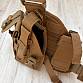 101 INC stehenní pouzdro – levé, Khaki