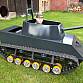 pásový podvozek, mini tank - výkresová dokumentace