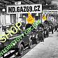 Gaz 69 - konstrukce pod plachtu - kompletní 